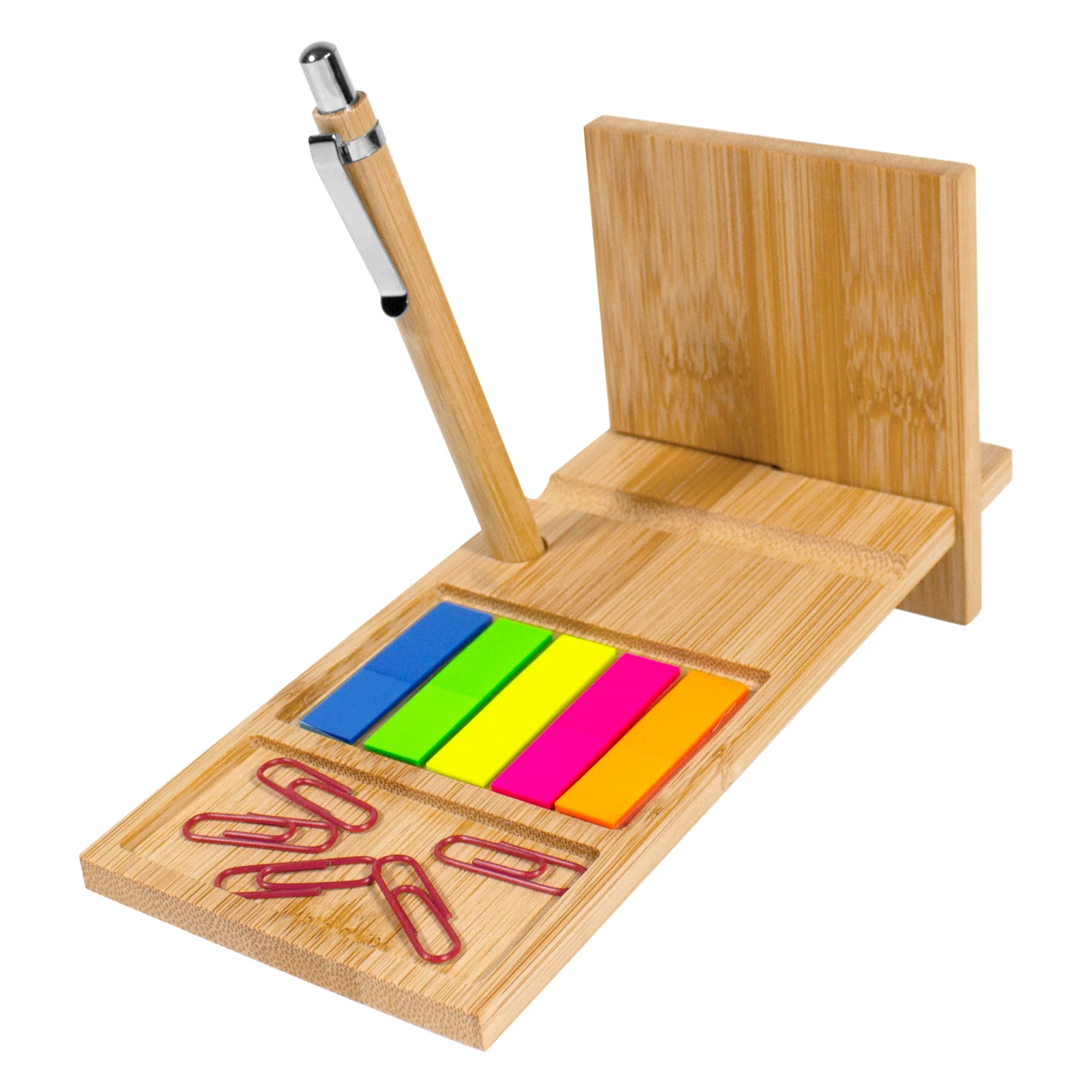ORGANIZADOR DE ESCRITORIO DE BAMBÚ "NAGANO DESK" 2 ORGANIZADOR DE ESCRITORIO DE BAMBÚ "NAGANO DESK"