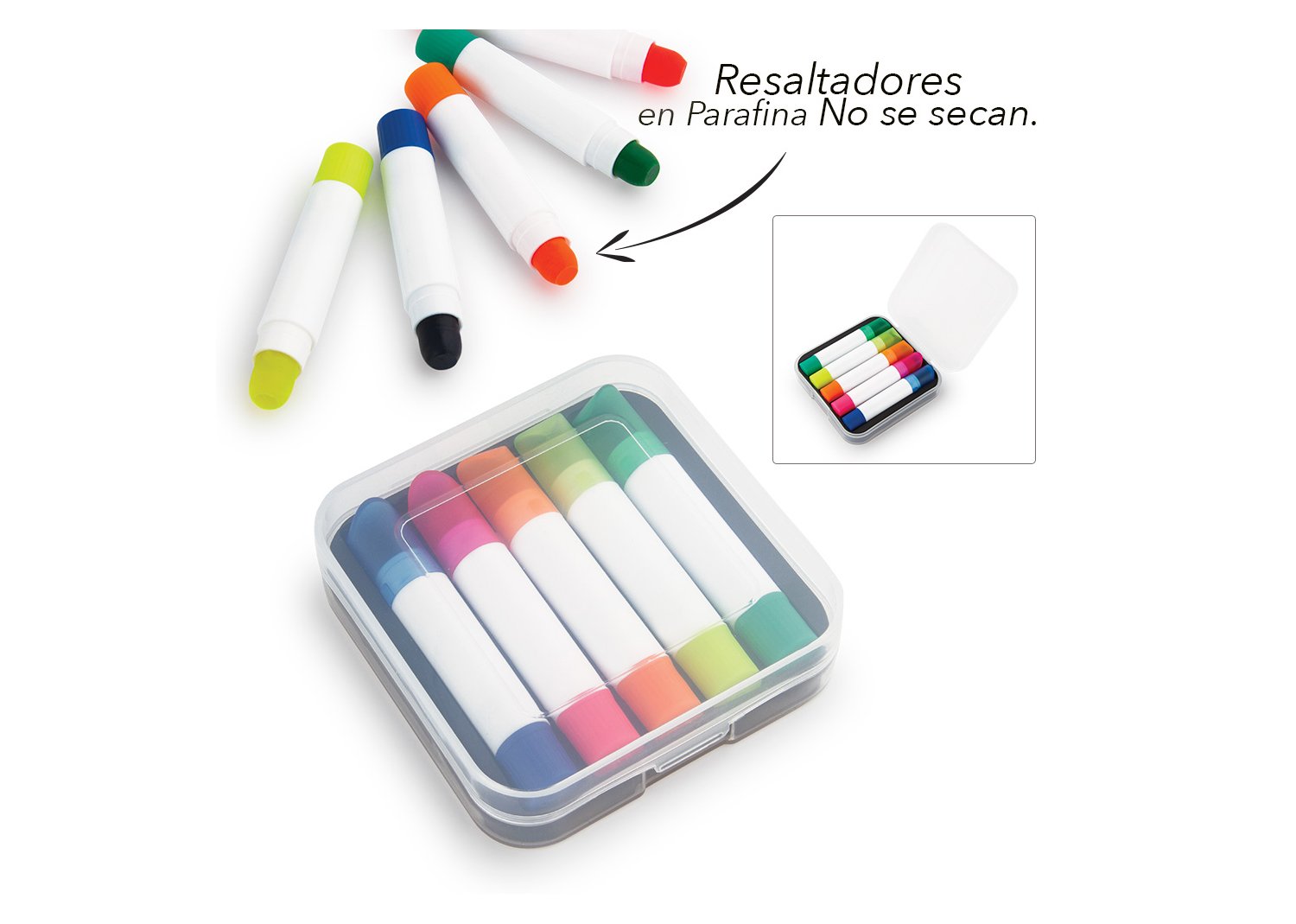 Set Resaltadores Wax 5 2 Set Resaltadores Wax 5