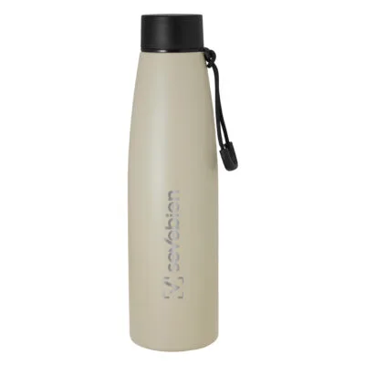 alt promocional publicitario botella acero inoxidable T809 beige 1 logo